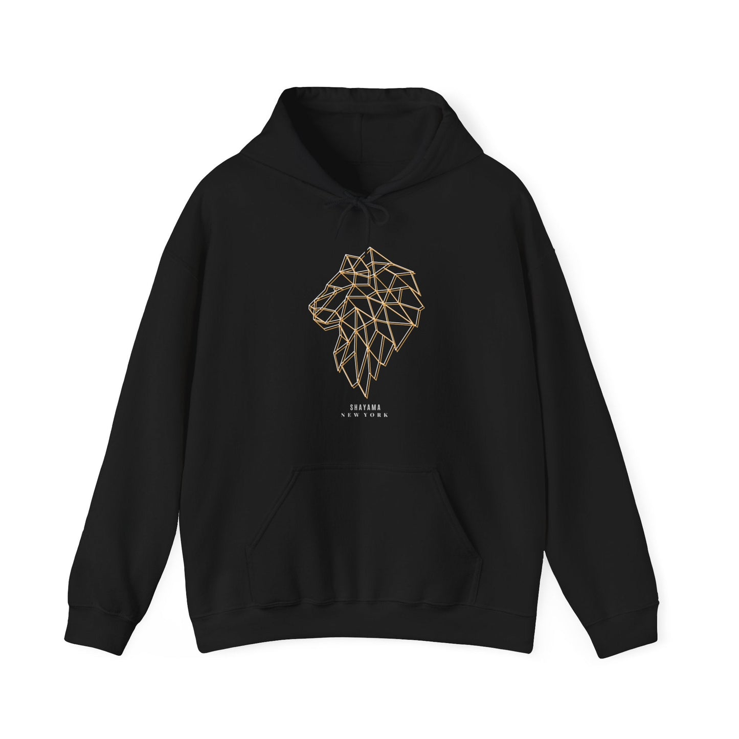 Logo and Lion Graphic Hoodie