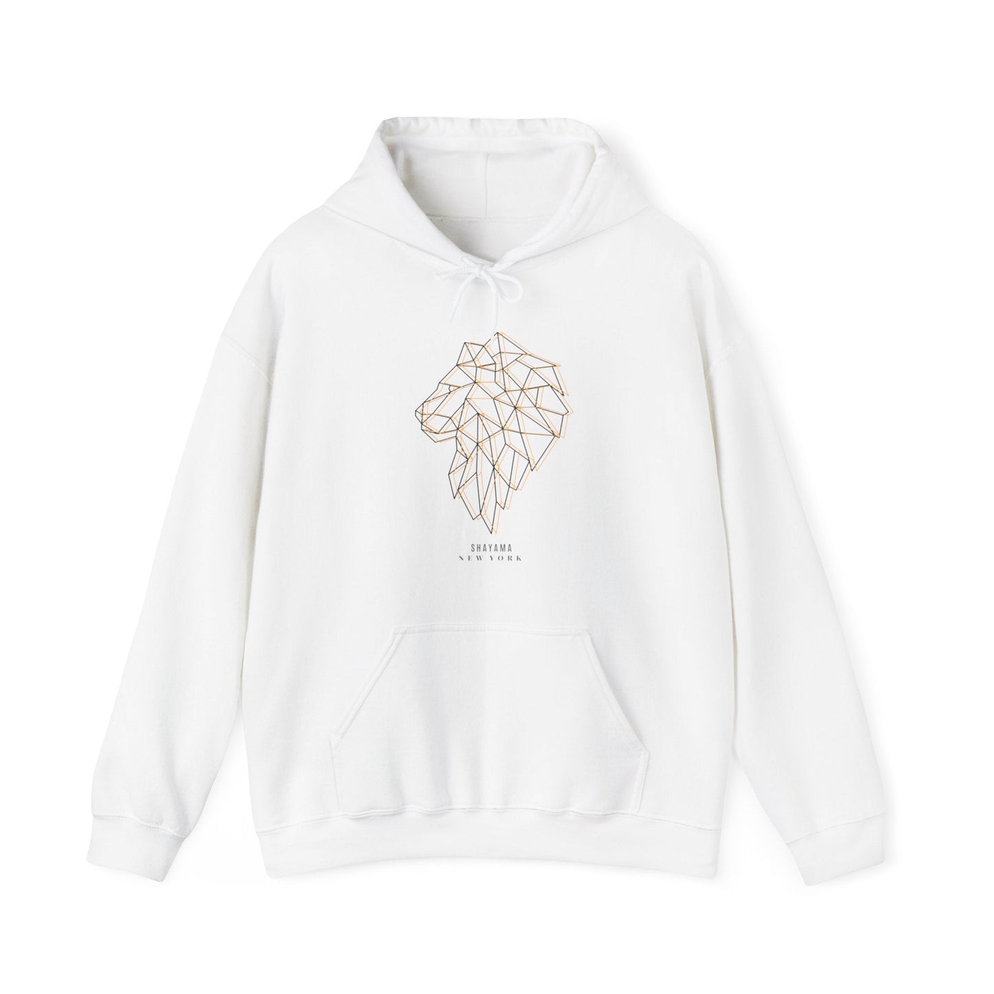 Logo and Lion Graphic Hoodie