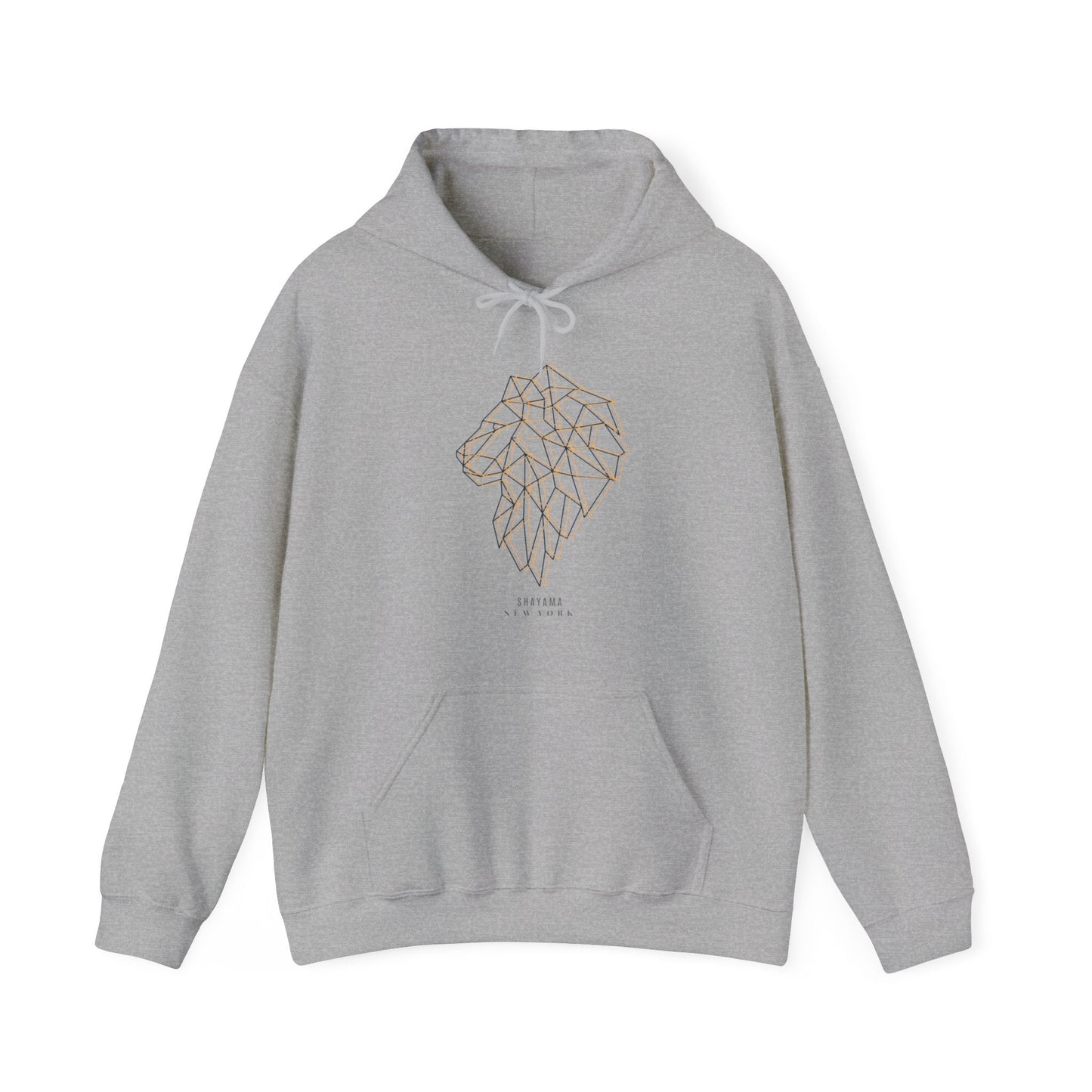 Logo and Lion Graphic Hoodie