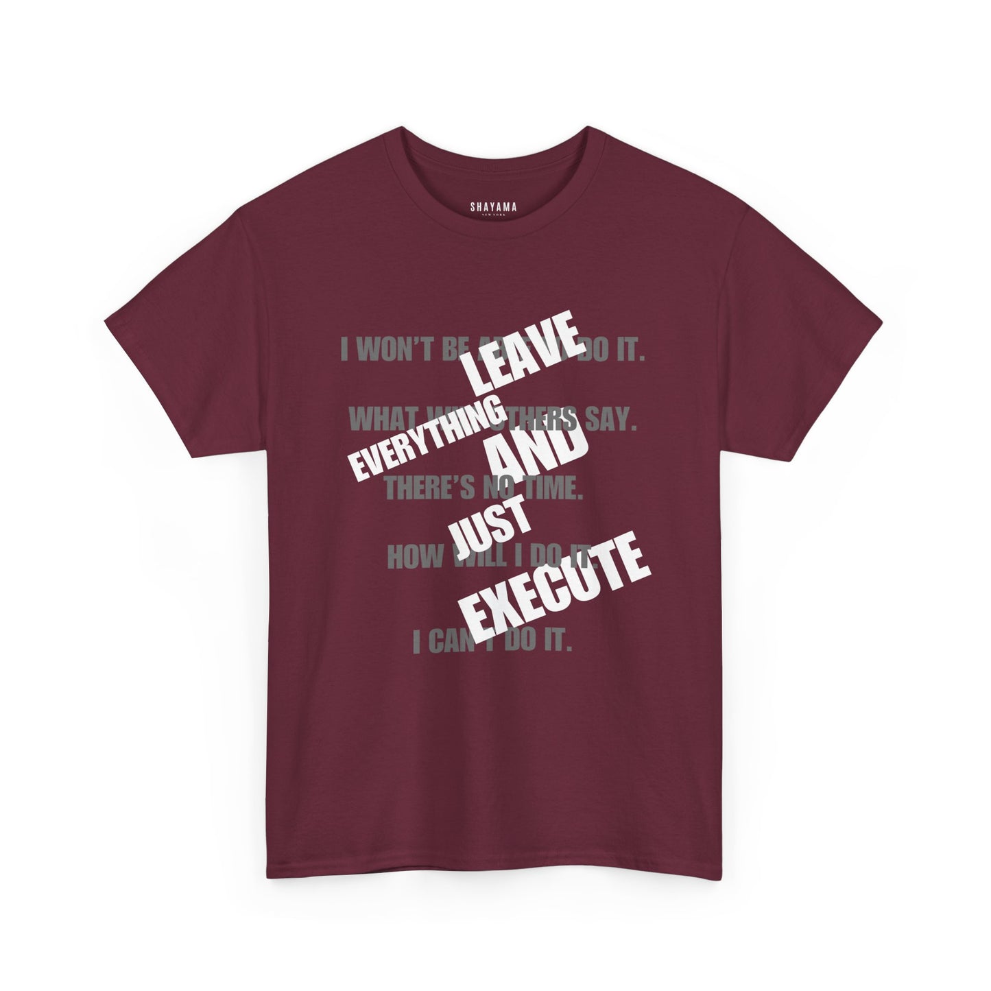 Men's Just Execute Print T-Shirt