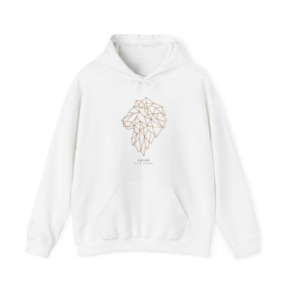 Logo and Lion Graphic Hoodie