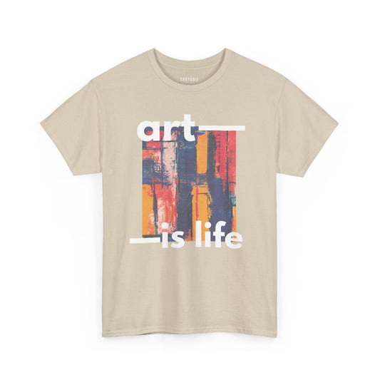 Men's Art is Life Graphic  T-Shirt