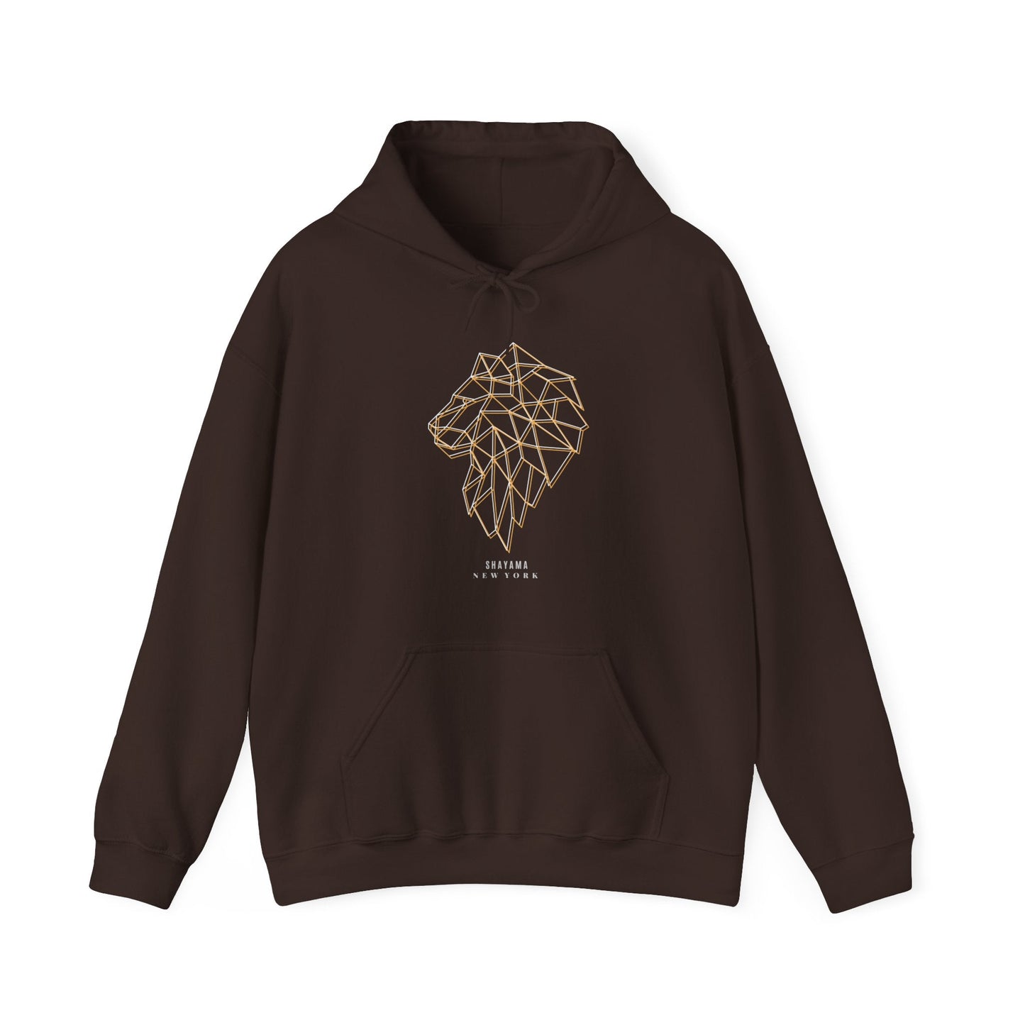 Logo and Lion Graphic Hoodie
