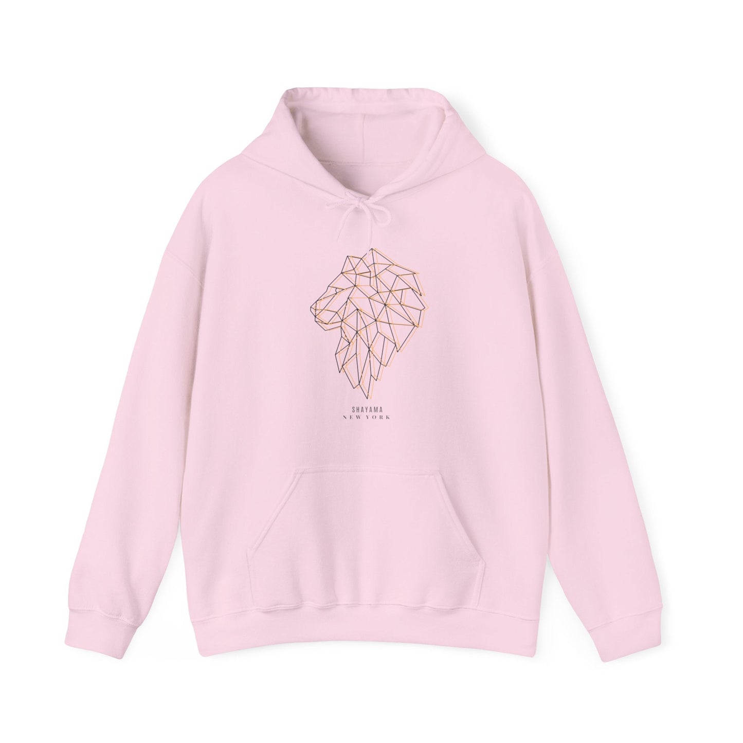 Logo and Lion Graphic Hoodie