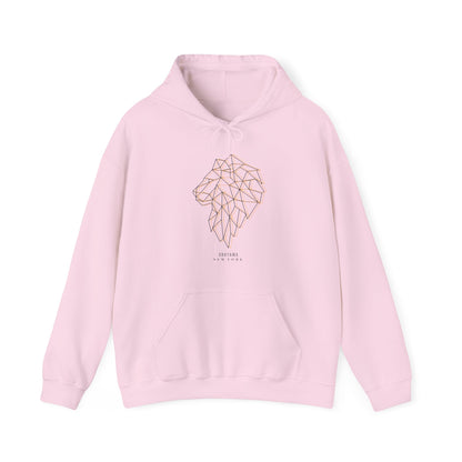 Logo and Lion Graphic Hoodie