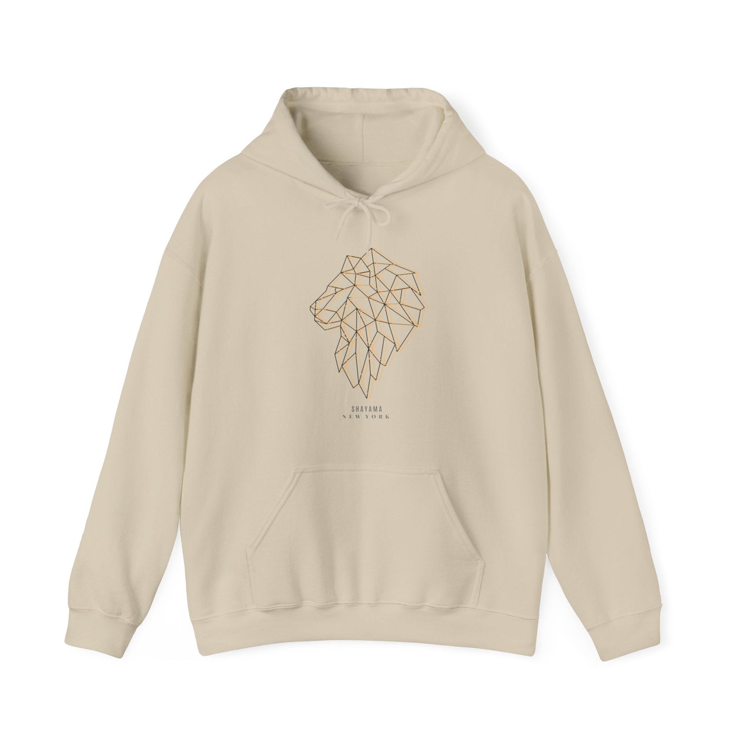 Logo and Lion Graphic Hoodie